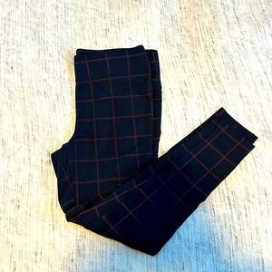 Loft Windowpane Ponte Leggings